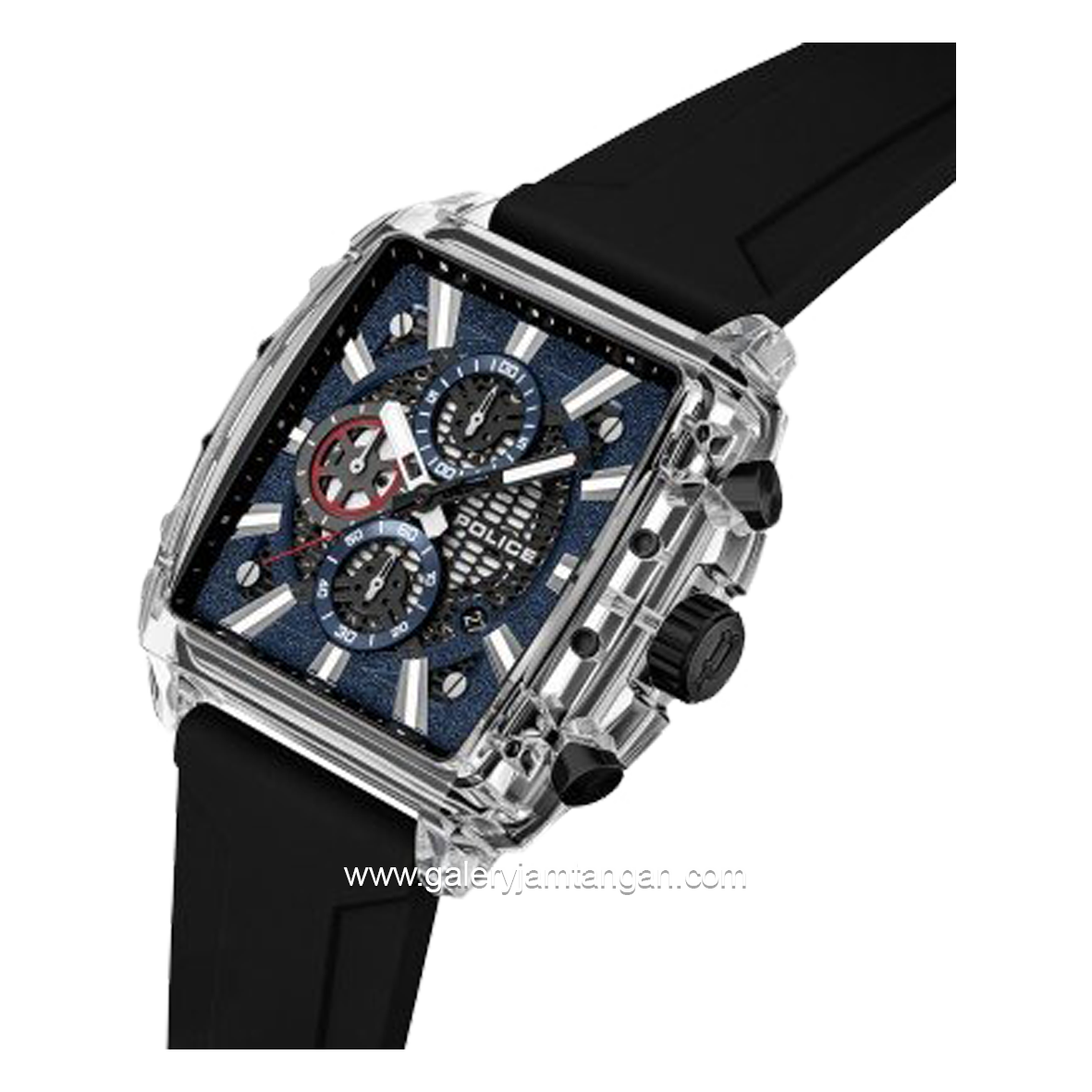 POLICE PEWGO00776X1 Limited Edition With 8 Rubber Strap