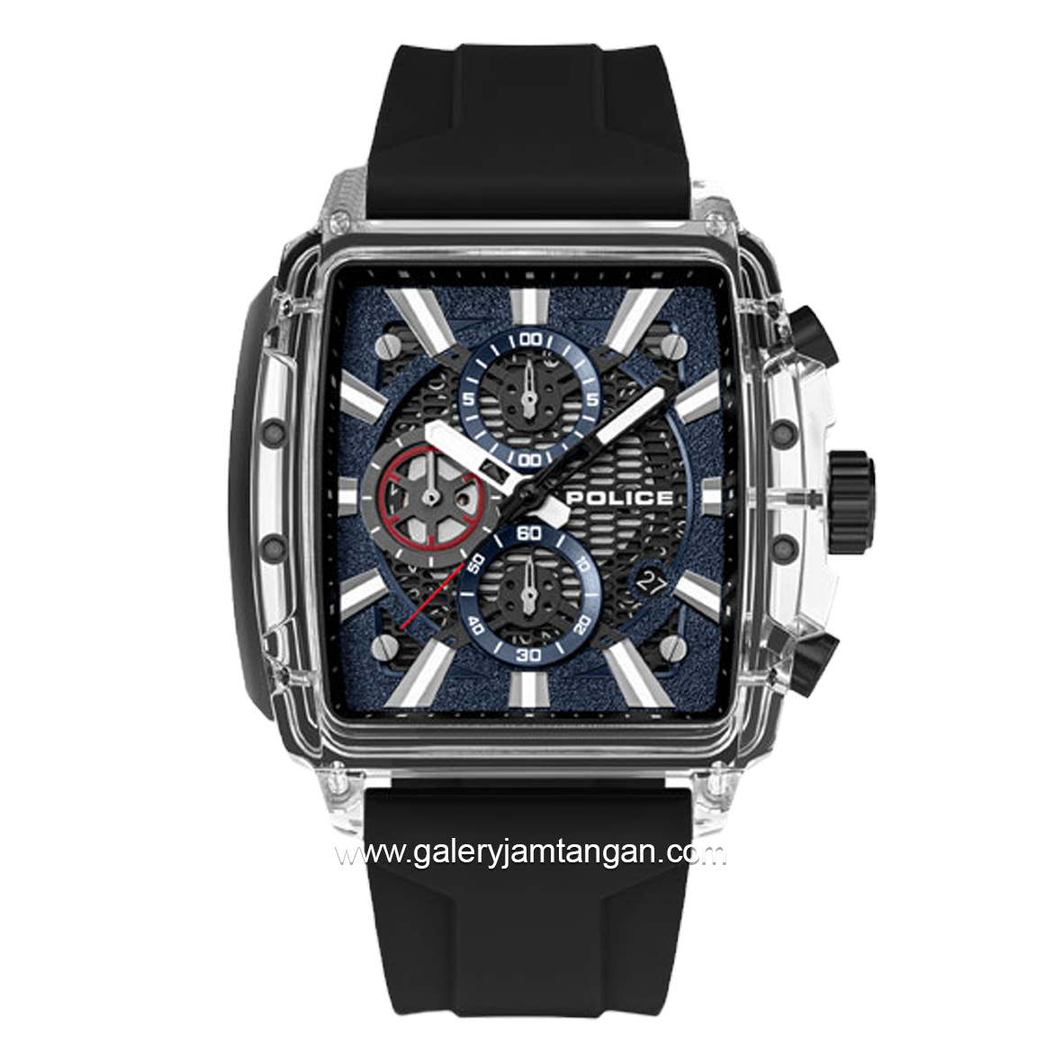 POLICE PEWGO00776X1 Limited Edition With 8 Rubber Strap