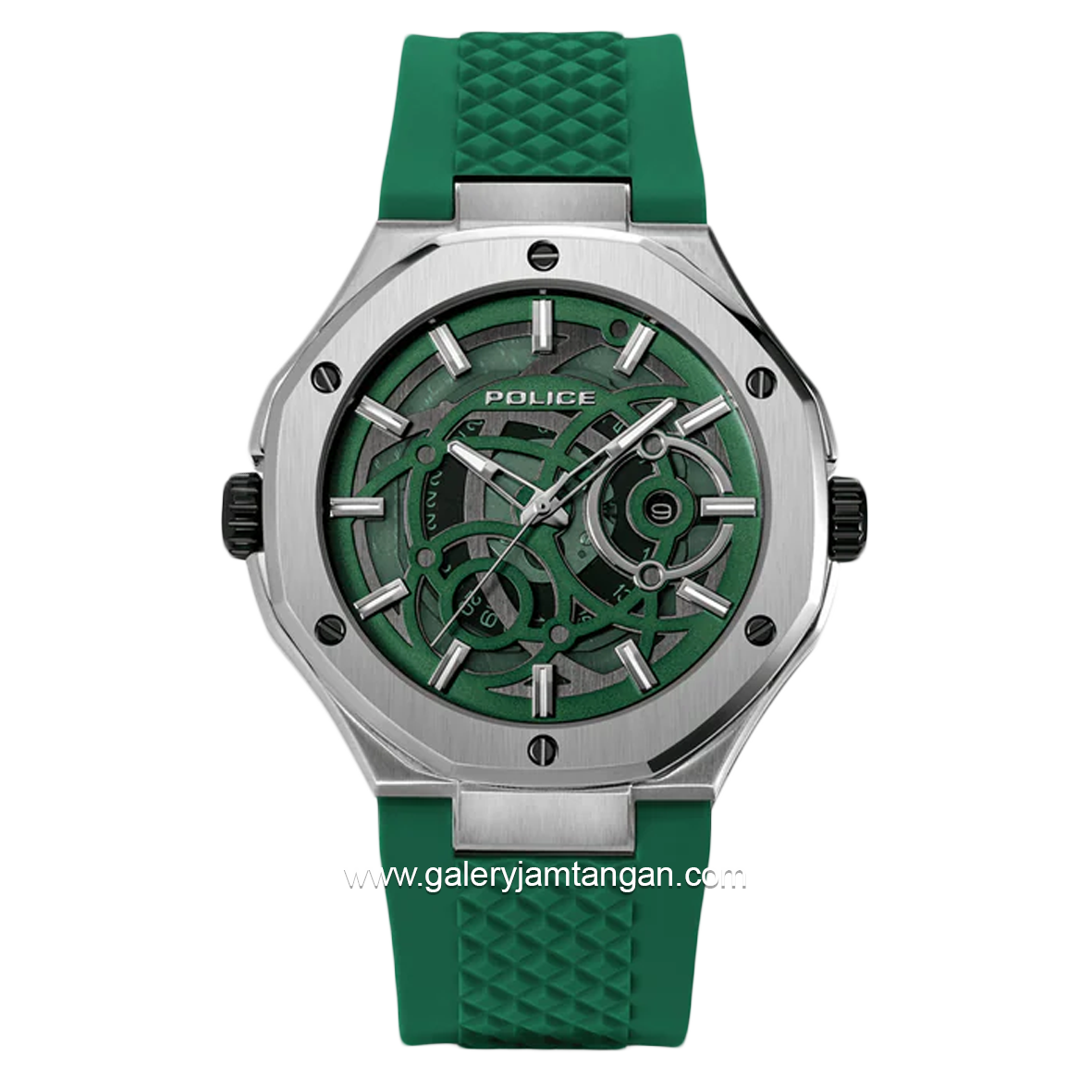 POLICE PEWGQ0081902 Dual Watch Silicone Strap