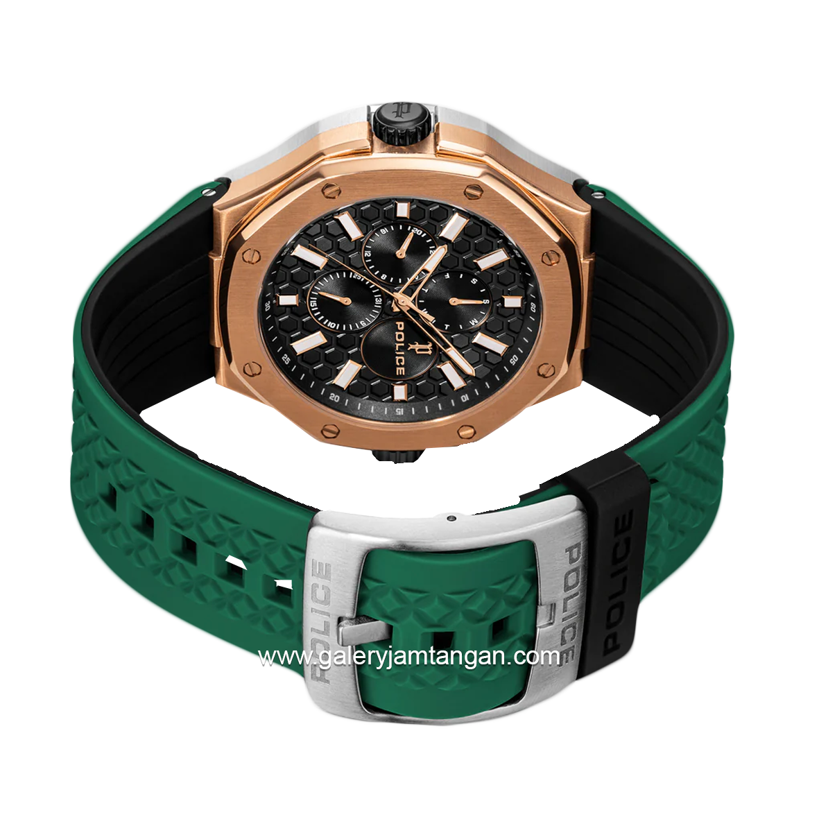 POLICE PEWGQ0081902 Dual Watch Silicone Strap