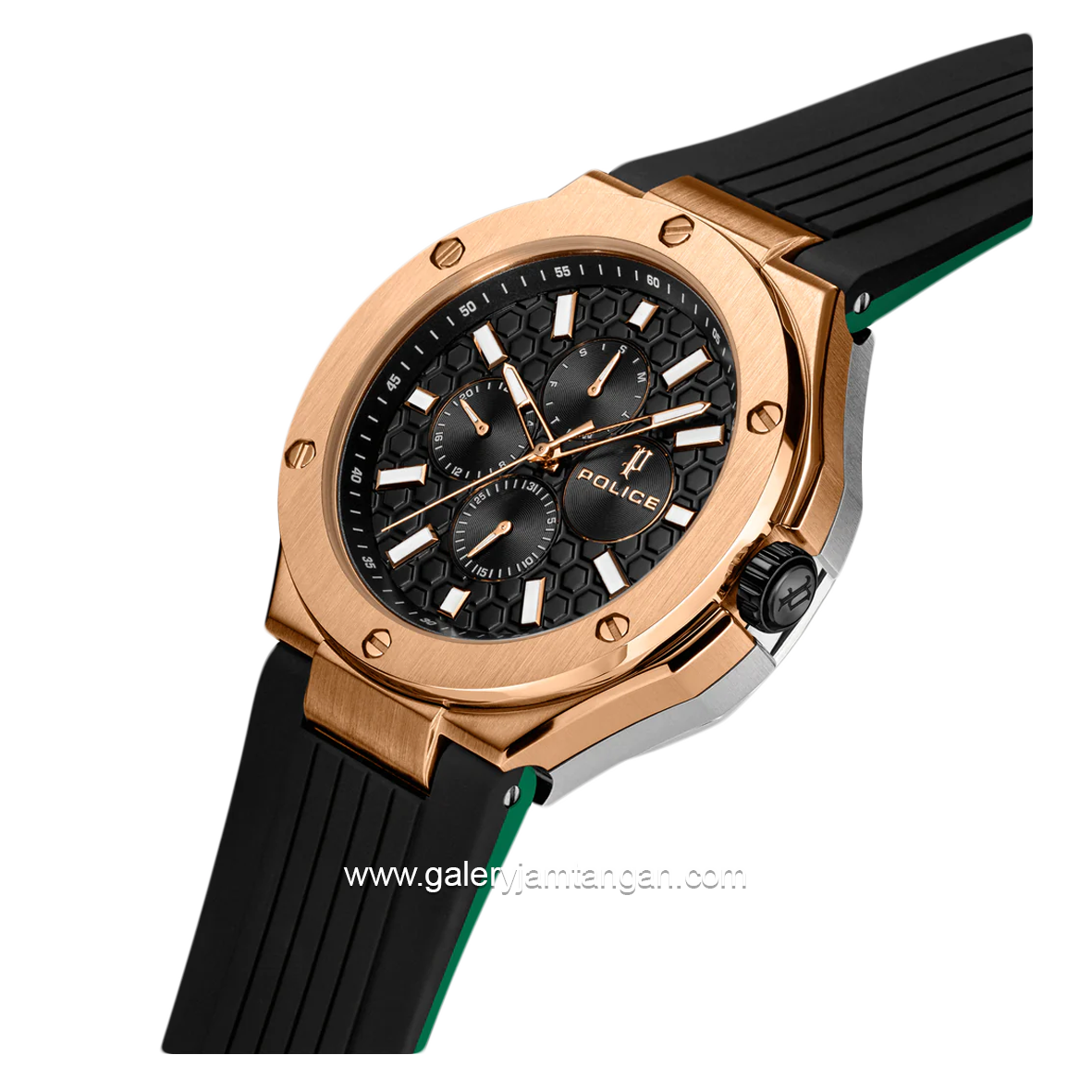 POLICE PEWGQ0081902 Dual Watch Silicone Strap