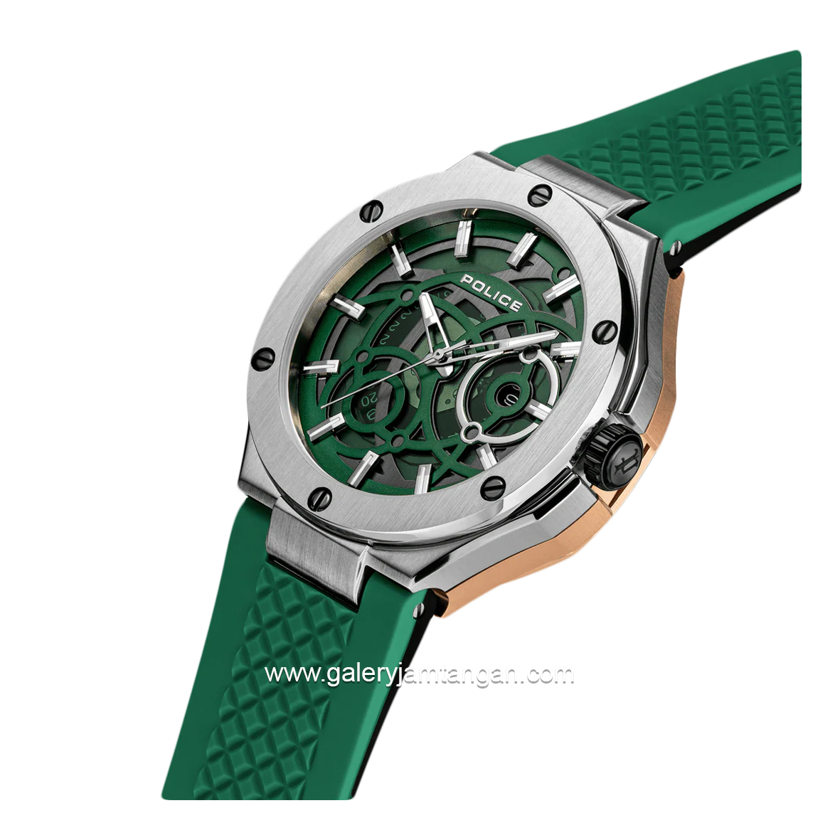 POLICE PEWGQ0081902 Dual Watch Silicone Strap