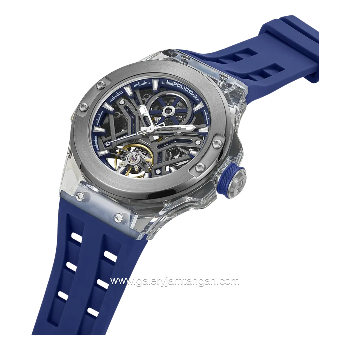 Police PEWGR0082204 Cyclone Automatic Silicone Strap