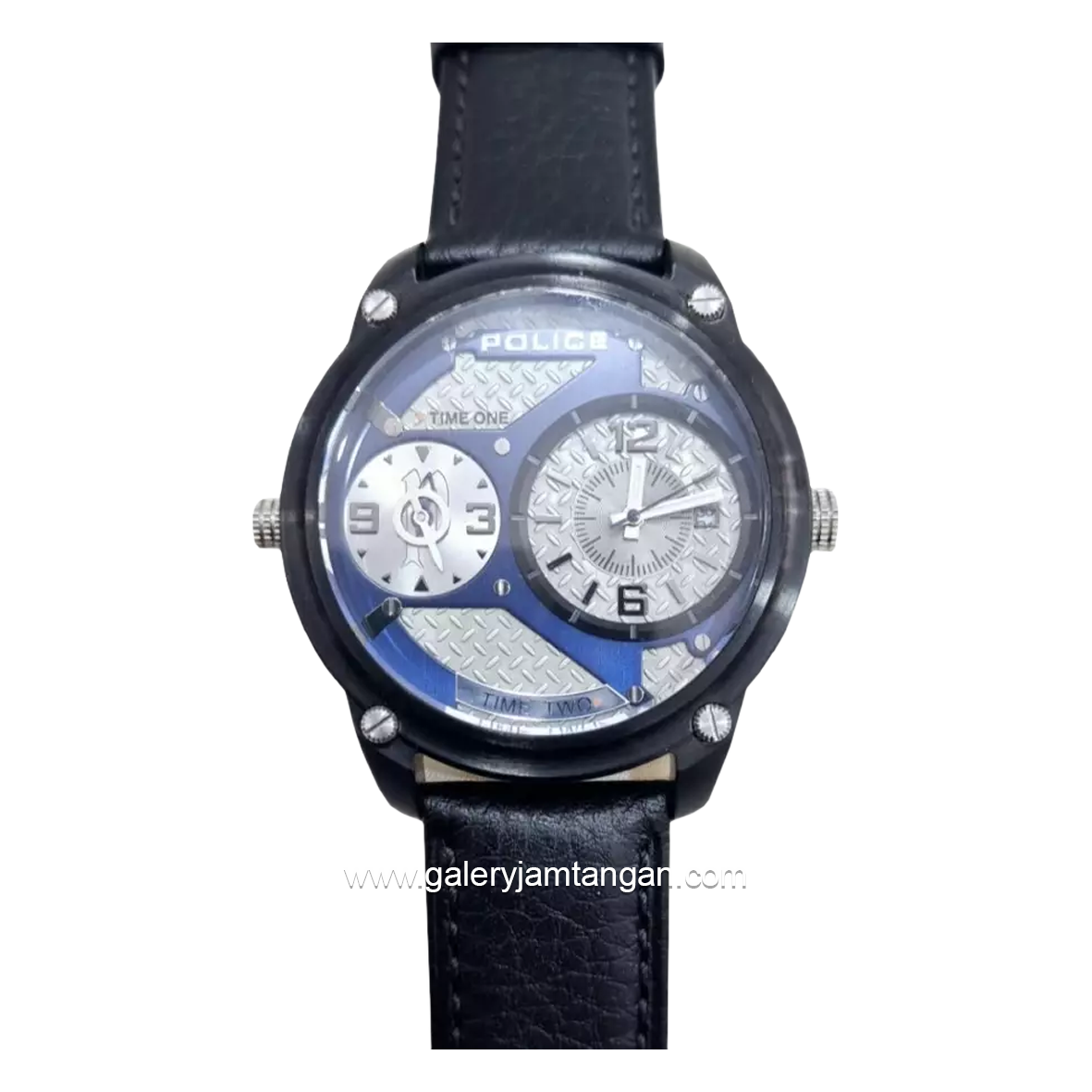 POLICE PL.15268JSB/03 Black Dial Blue Leather Strap