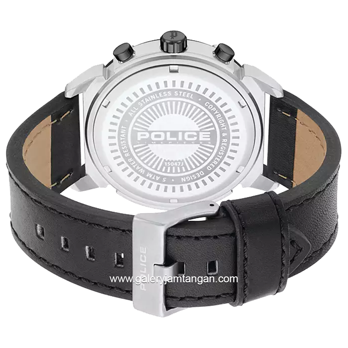 POLICE PL.15726JSTB/02 Chronograph Leather Strap