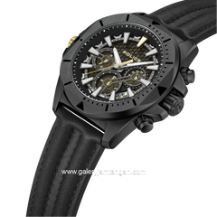 POLICE PEWGF0054503 Black Multifunction Leather Strap