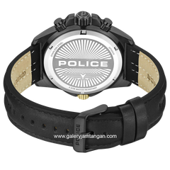 POLICE PEWGF0054503 Black Multifunction Leather Strap