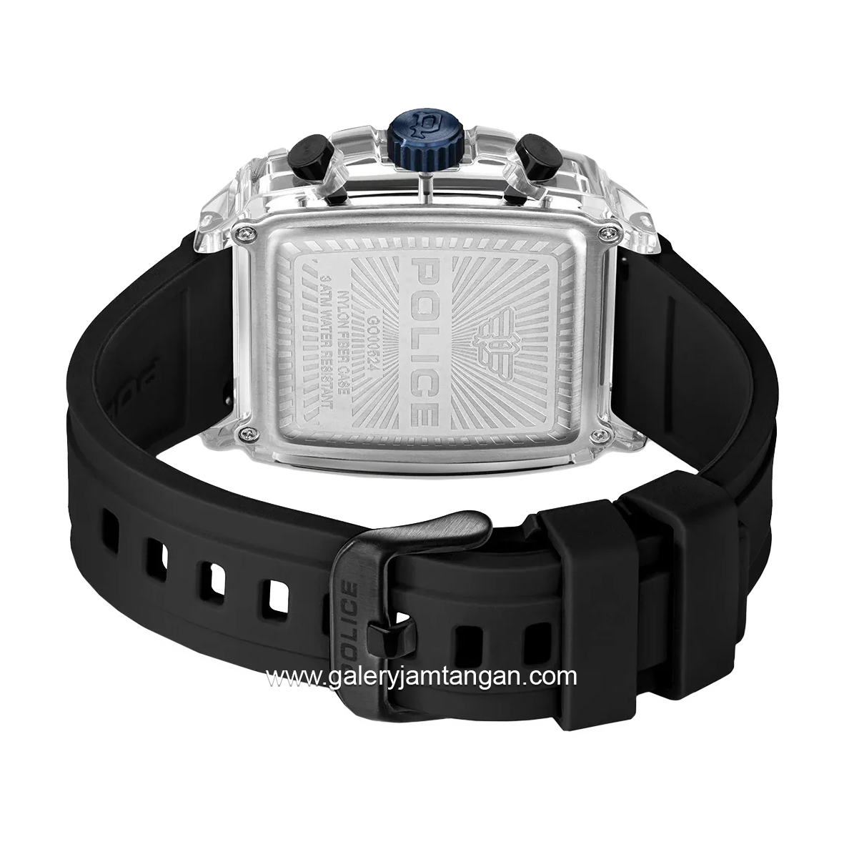 POLICE SET PEWGO0052401 Case Silver Dial Black Free Strap