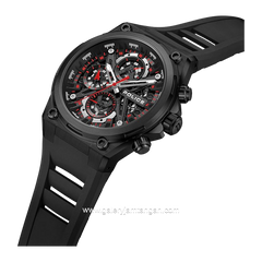 POLICE PEWGQ0054303 Black Multifunction Rubber Strap