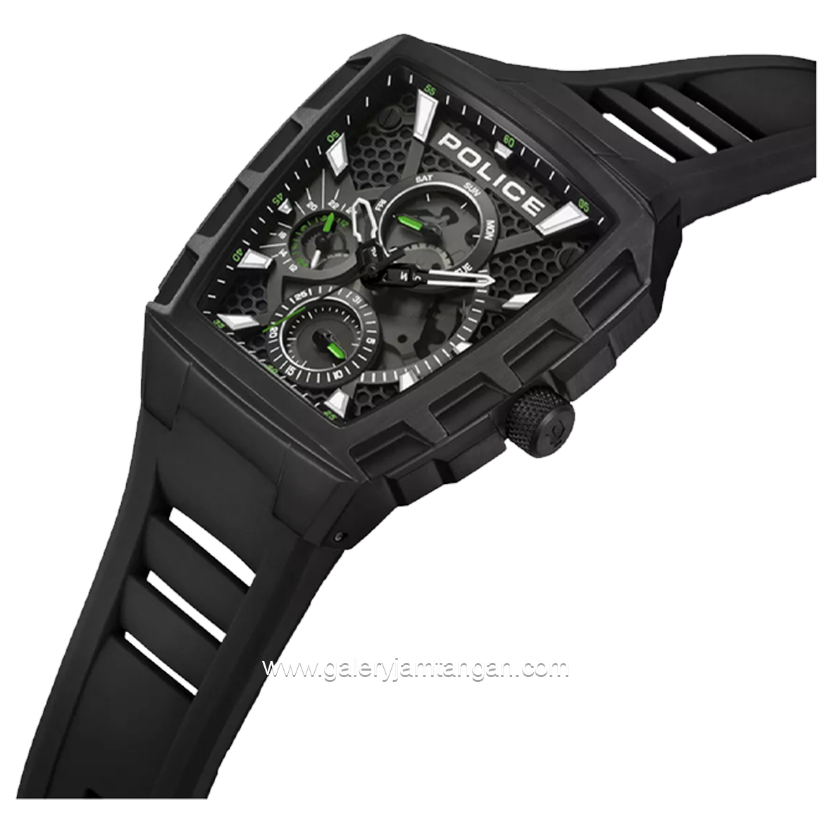 POLICE PEWGQ0056801 Black Rubber Strap
