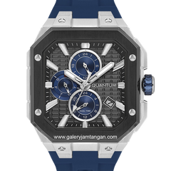 QUANTUM PWG1235.359 Blue Navy Rubber Strap
