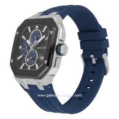 QUANTUM PWG1235.359 Blue Navy Rubber Strap