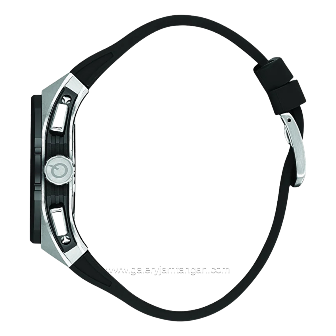 QUANTUM HNG1170.351 Black Silicone Strap