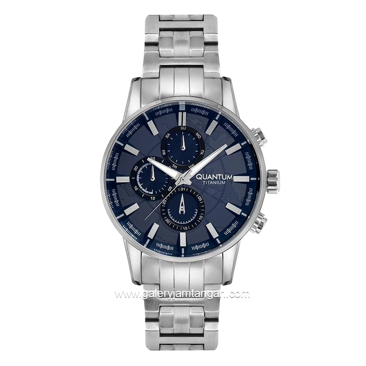 QUANTUM TTG918.090 Silver Dial Blue Chronograph Stainless Steel
