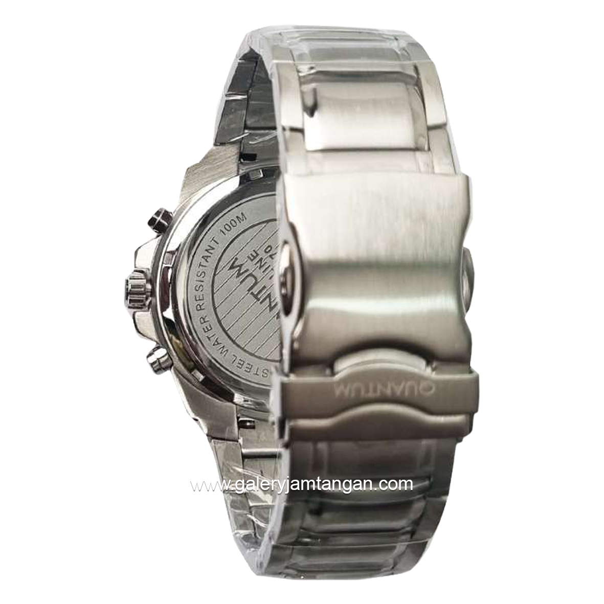 QUANTUM ADG1021.350 Silver Dial Black Chronograph Stainless Steel Strap