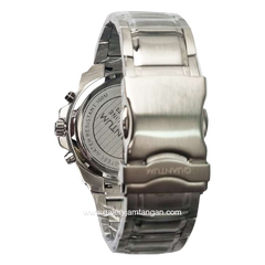 QUANTUM ADG1021.350 Silver Dial Black Chronograph Stainless Steel Strap