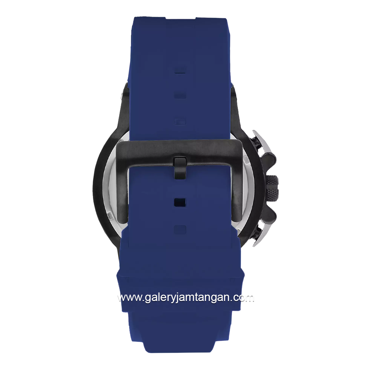 QUANTUM HNG535.659 Blue Black Rubber Strap