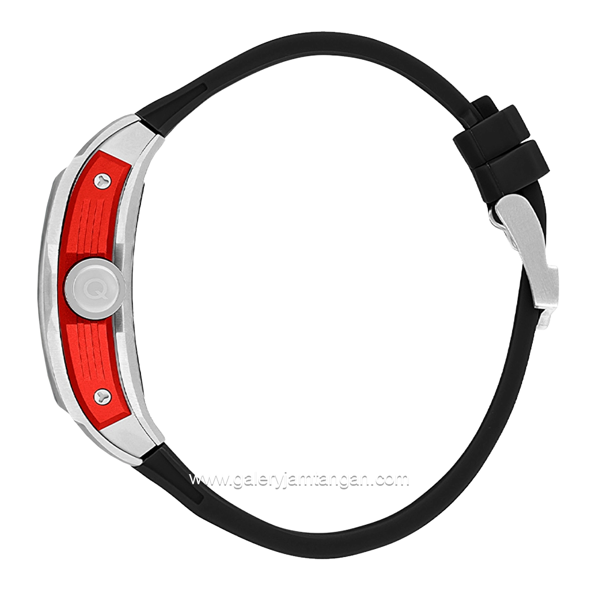 QUANTUM QMG1103.351 Automatic Black Silver Rubber Strap