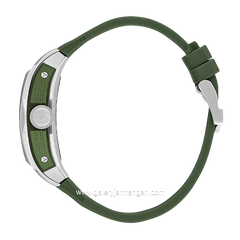 QUANTUM QMG1103.355 Automatic Green Silver Rubber Strap