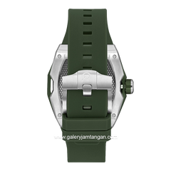 QUANTUM QMG1103.355 Automatic Green Silver Rubber Strap