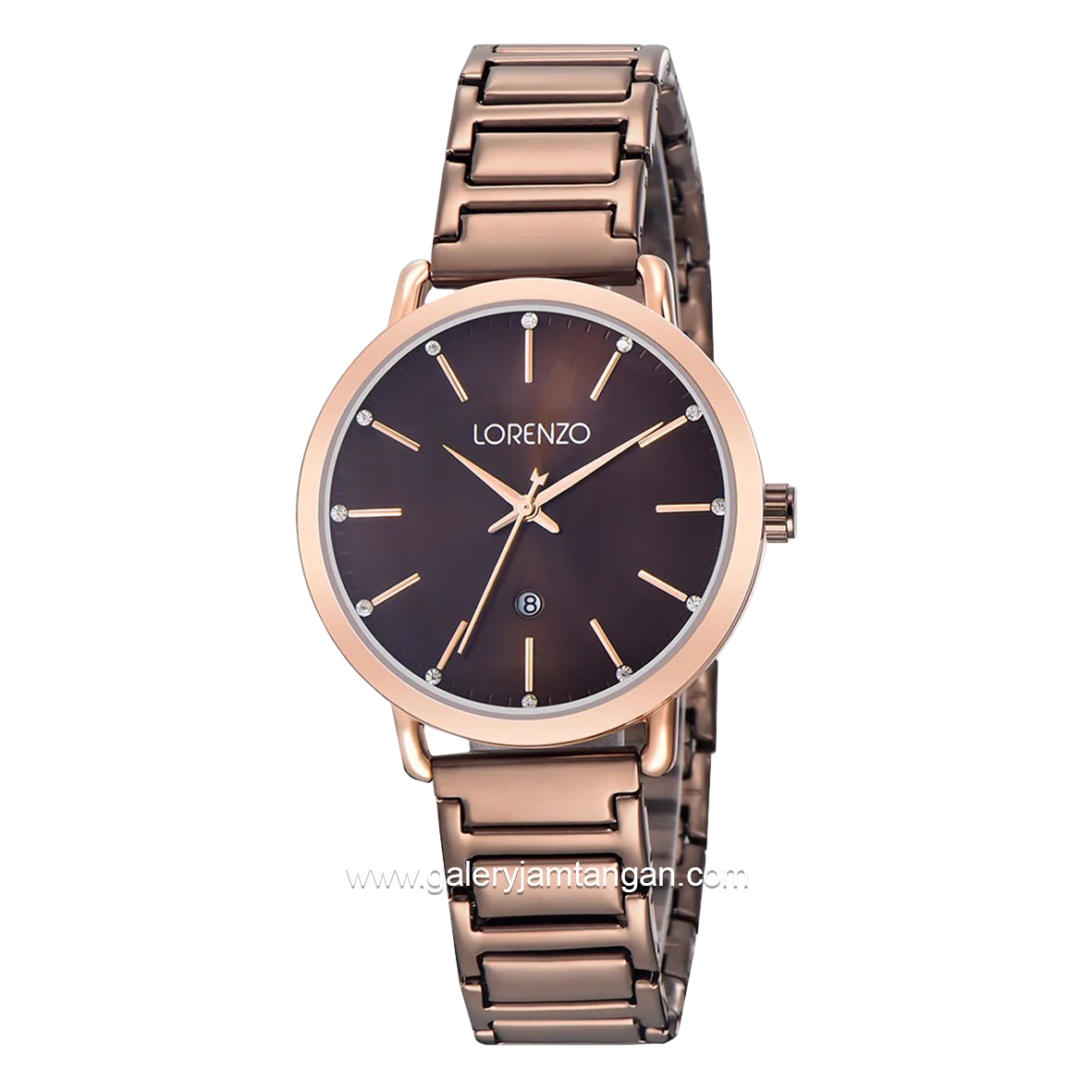 LORENZO R 7126 L Brown Stainless Steel