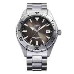 ORIENT MAKO RA-AC0Q15Y30B Automatic Silver Dial Brown Stainless Steel Strap