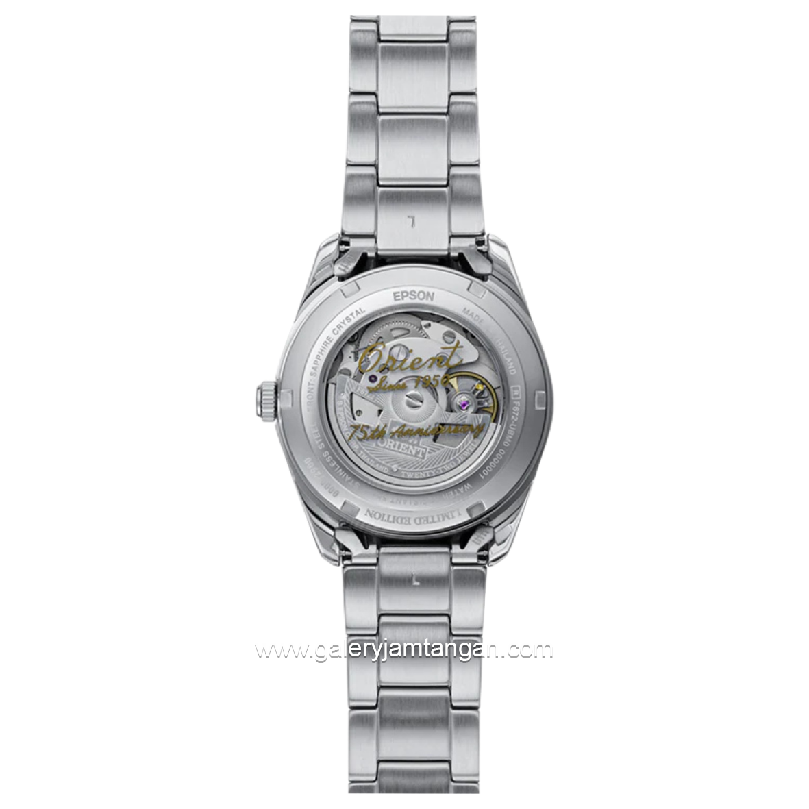 ORIENT LIMITED 75 TH ANNIV RA-AC0R04N30B Automatic Silver Dial Blue Stainless Steel