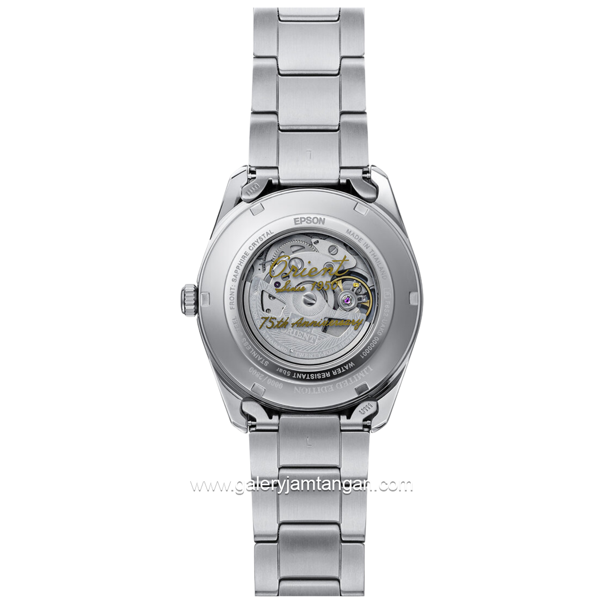 ORIENT LIMITED 75 TH ANNIV RA-AR0012N30B Automatic Silver Dial Blue Stainless Steel
