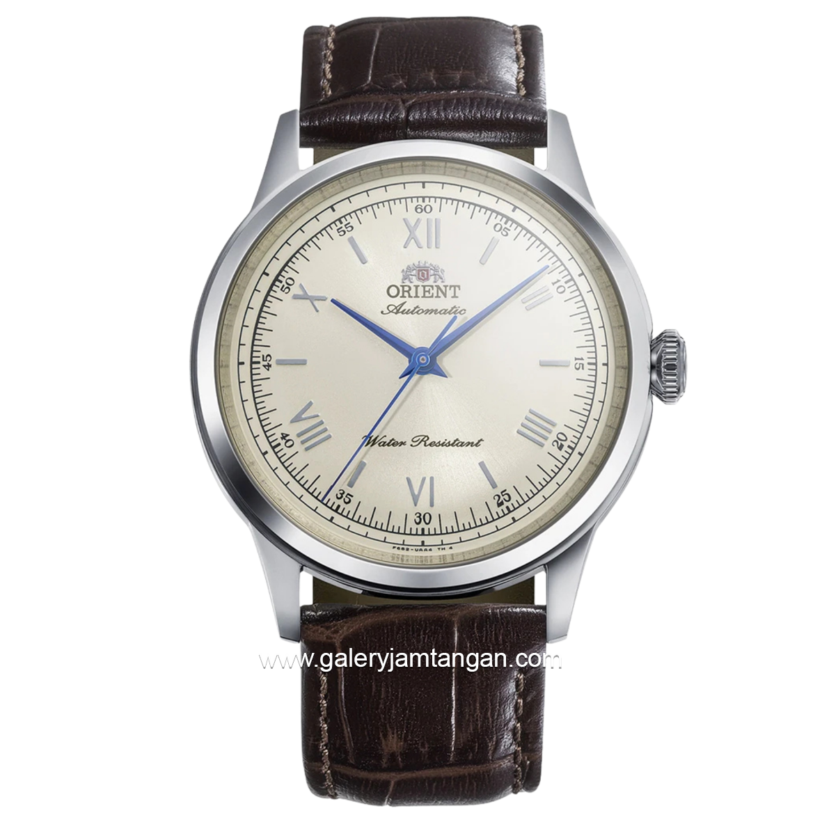 ORIENT RA-BB0003Y30B BAMBINO Automatic Brown Silver Dial Gold Leather Strap
