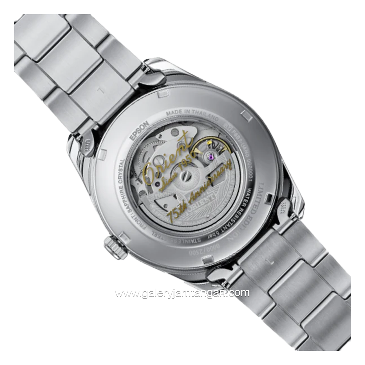 ORIENT LIMITED 75 TH ANNIV RA-AK0311N30B Automatic Gray Dial Blue Stainless Steel