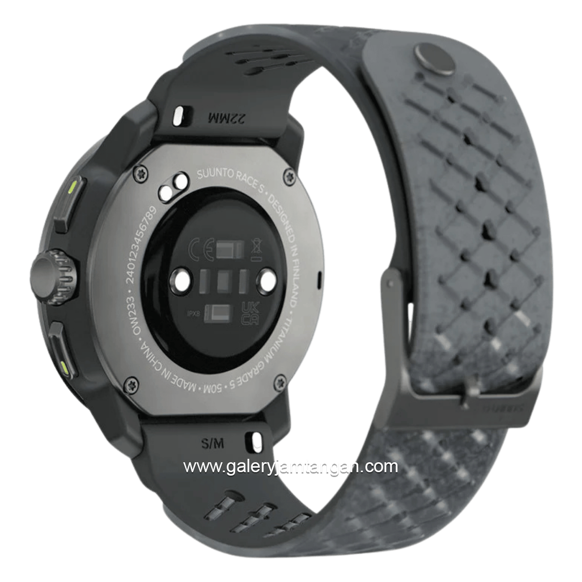 SUUNTO RACE S TITANIUM GRAPHITE Silicone Strap