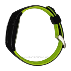 REEBOK RD-SQU-G9-PBPB-BG Black Green Silicone Strap