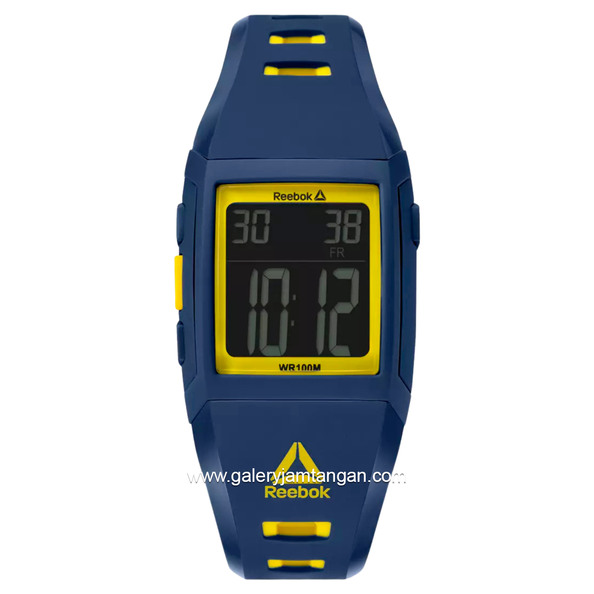 REEBOK RD-SQU-G9-PNPN-BY Blue Yellow Silicone Strap