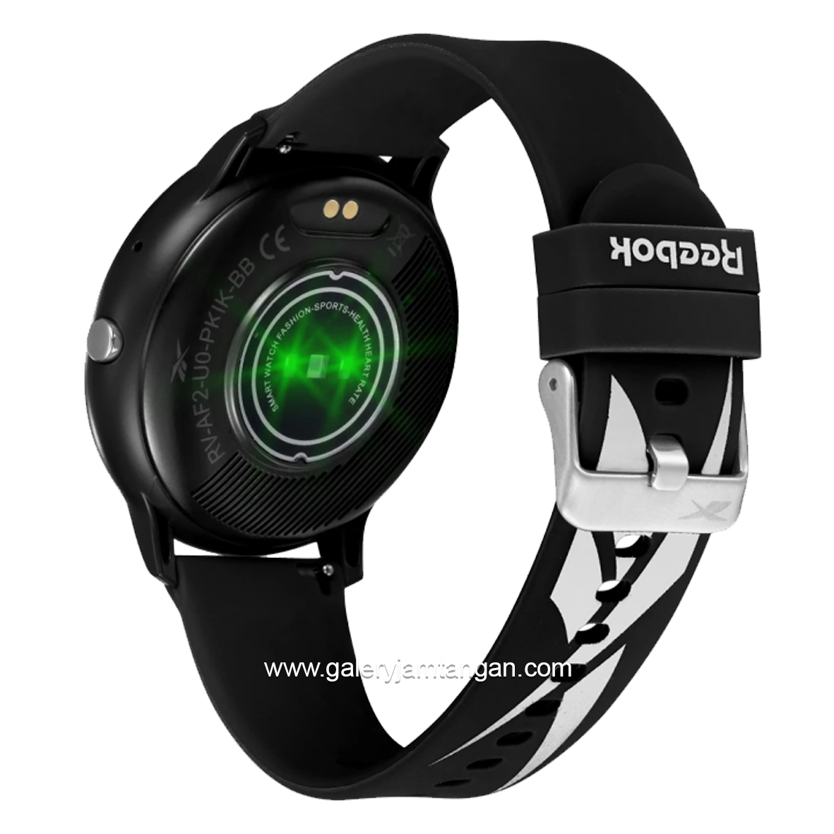 REEBOK SMARTWATCH RB RV-AF2-U0-PBIB-BB Black Silicone Strap