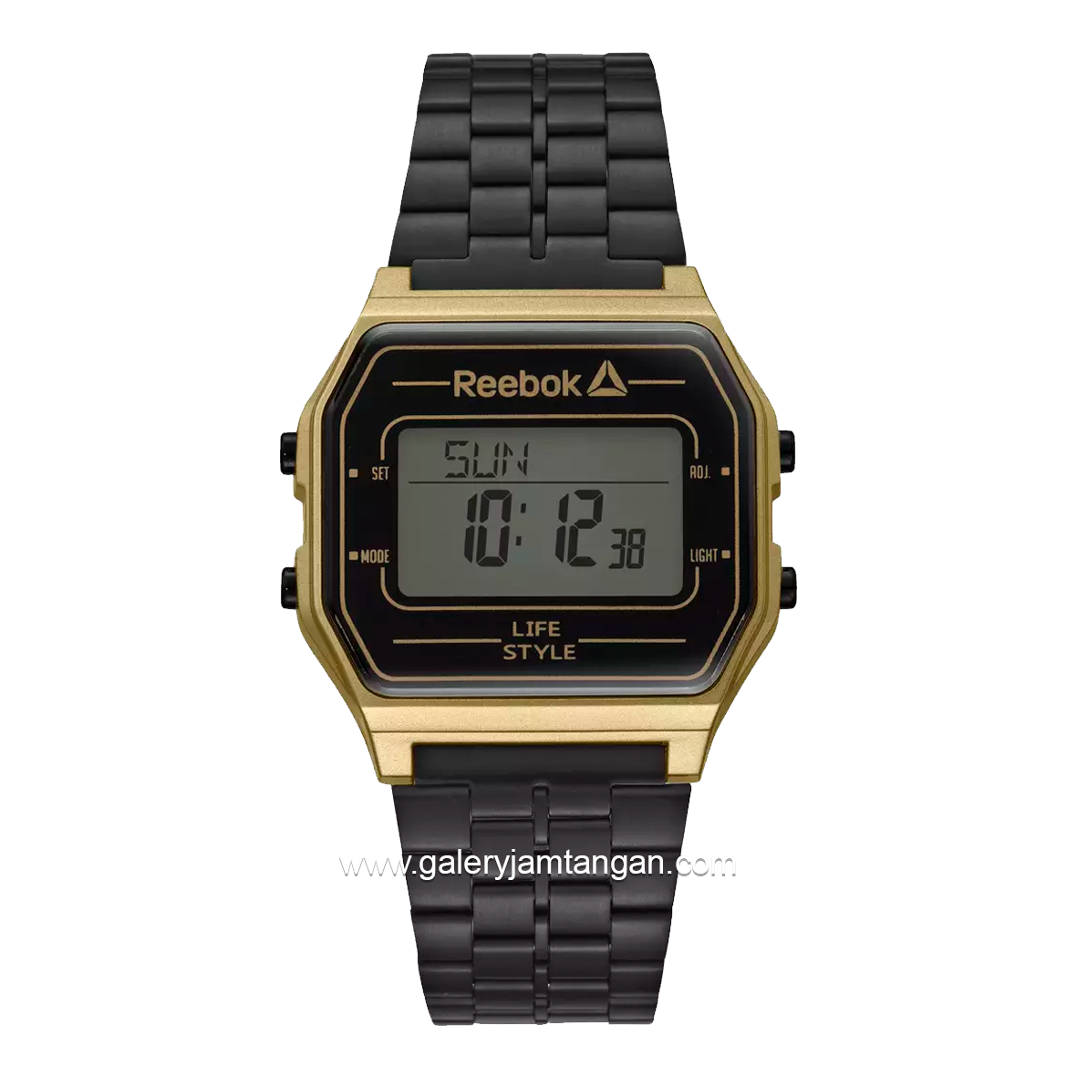 REEBOK RD-VNE-G9-P2SB-WB Digital Black Stainless Steel Strap
