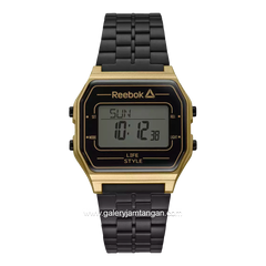 REEBOK RD-VNE-G9-P2SB-WB Digital Black Stainless Steel Strap