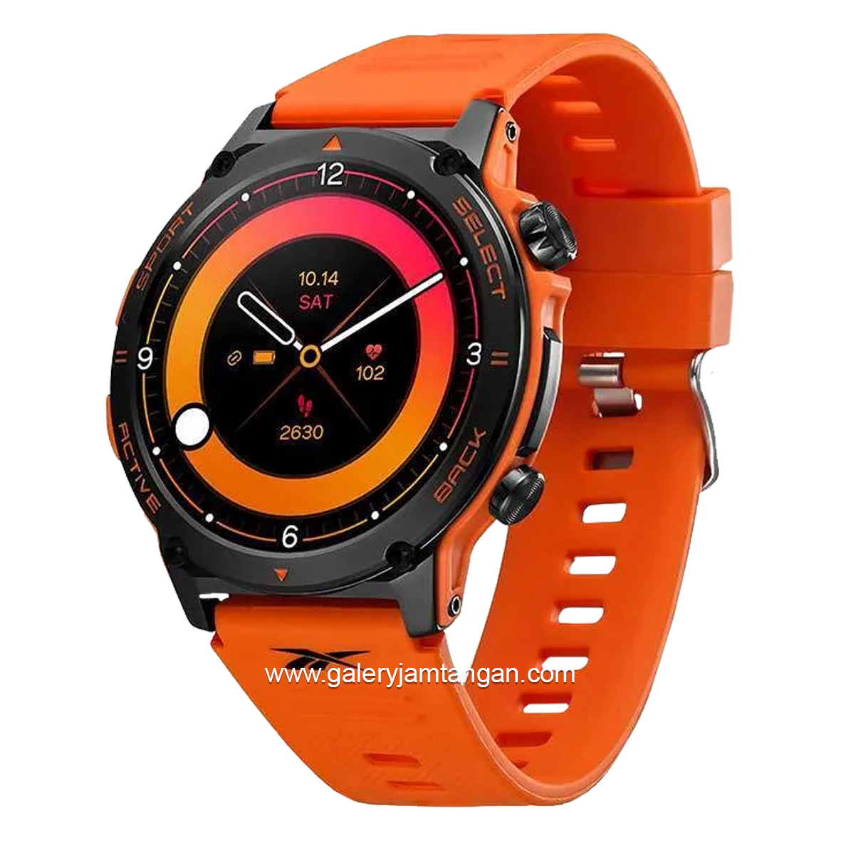 REEBOK SMARTWATCH RV-MTI-G0-POIO-BB Orange Silicone Strap
