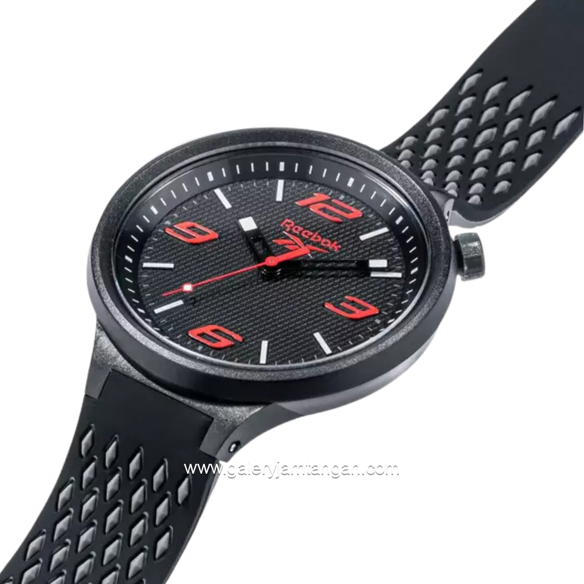REEBOK RV-REN-G2-PBIA-BR Black Rubber Strap
