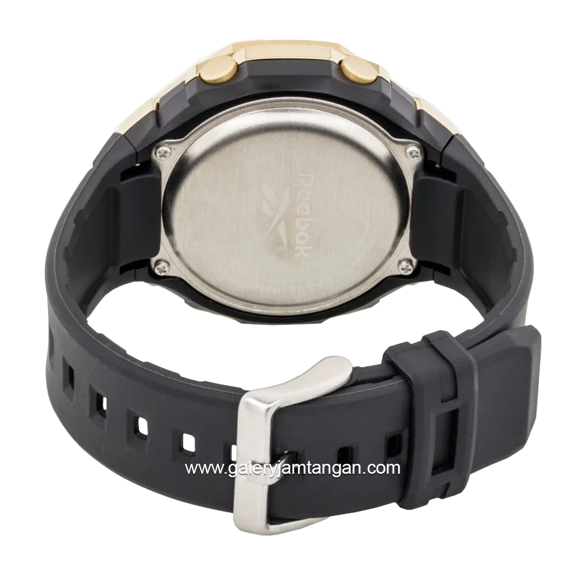 REEBOK RB-RV-UNI-G9-S2PB-B2 Black Gold Rubber Strap