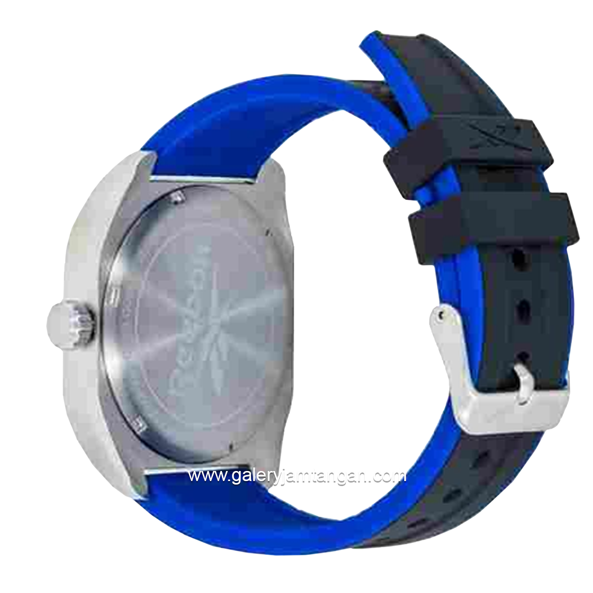 REEBOK RV-BRE-G3-S1IB-BW Black Silver Rubber Strap