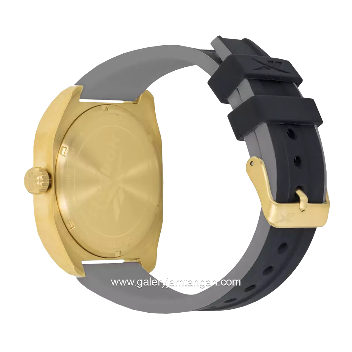 REEBOK RV-BRE-G3-S2IB-BW Black Gold Rubber Strap