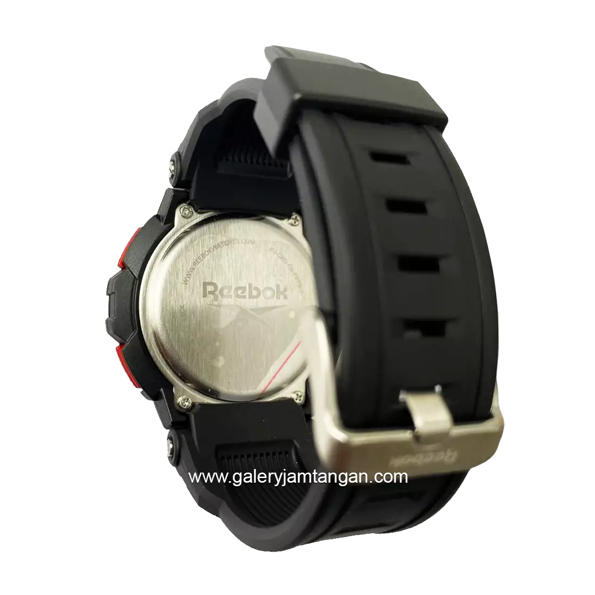 REEBOK RV-CRO-G9-PBPB-WR Black List Red Rubber Strap