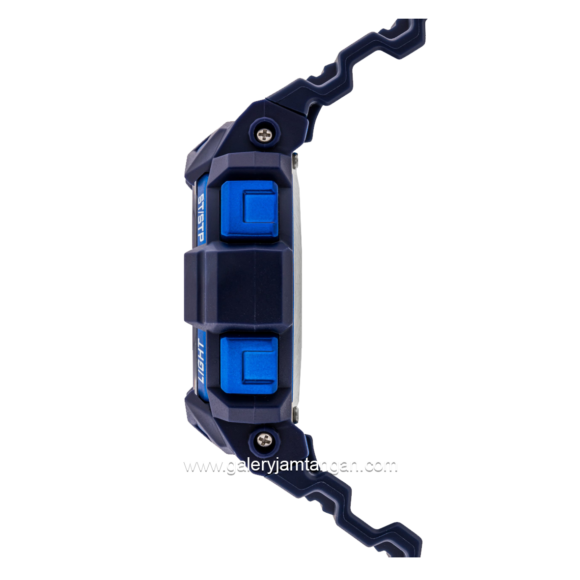 REEBOK RV-PAT-G9-PKPB-WK Black List Blue Silicone Strap
