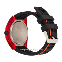 REEBOK RV-WAL-G3-PRIB-BR Black Red Rubber Strap
