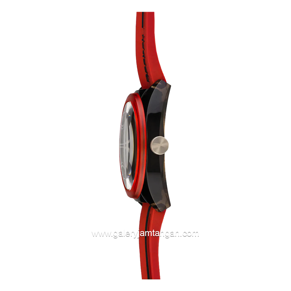 REEBOK RV-WAL-G3-PZIR-BA Black Red Rubber Strap