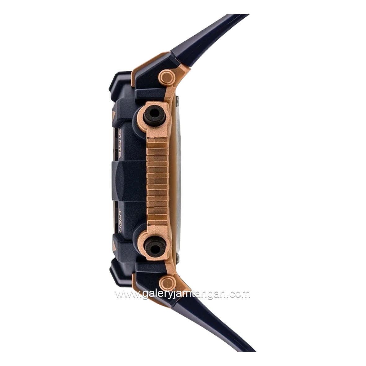 REEBOK RV-WRR-G9-PSPB-WS Black Rosegold Rubber Strap