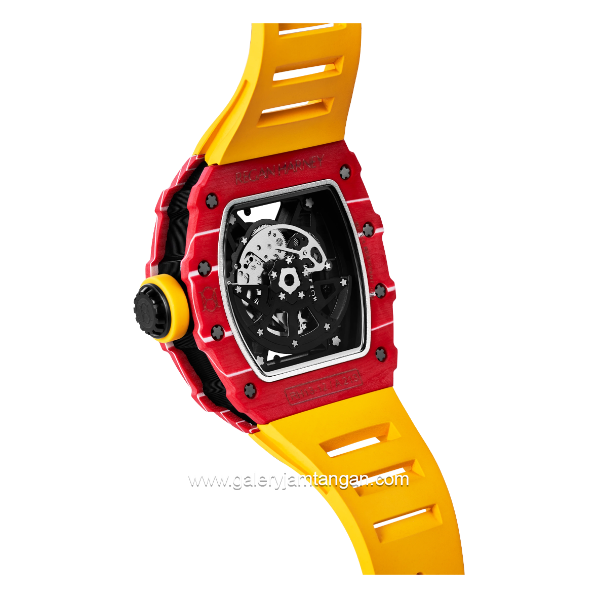 REGAN HARNEY RH13-12 SOLARIS Yellow Automatic Rubber Strap