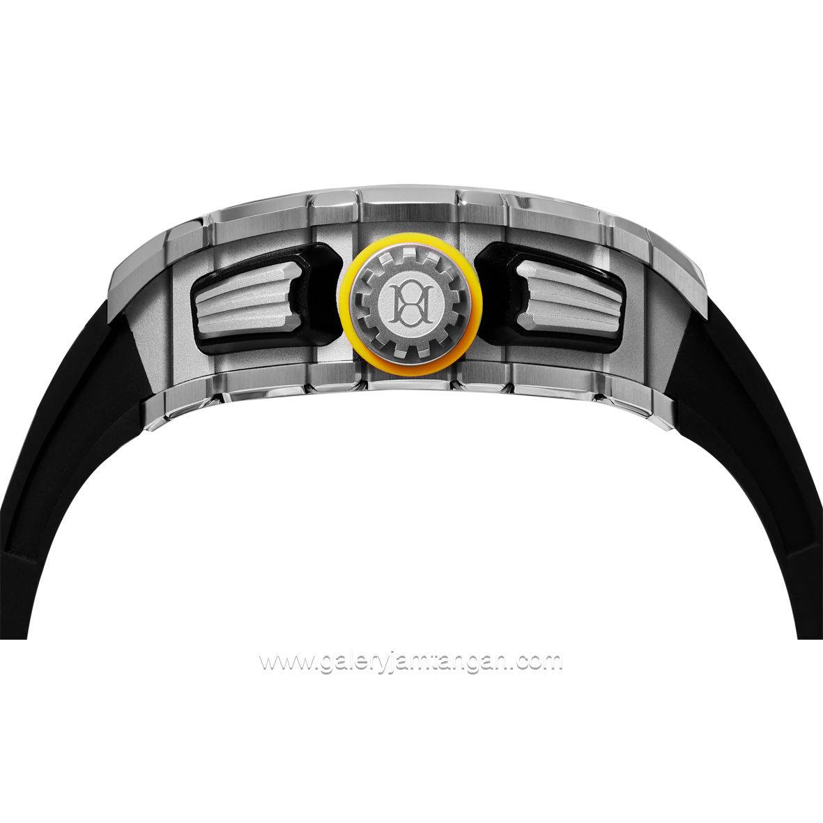 REGAN HARNEY RH41-21 MONTE CARLO Black Automatic Rubber Strap