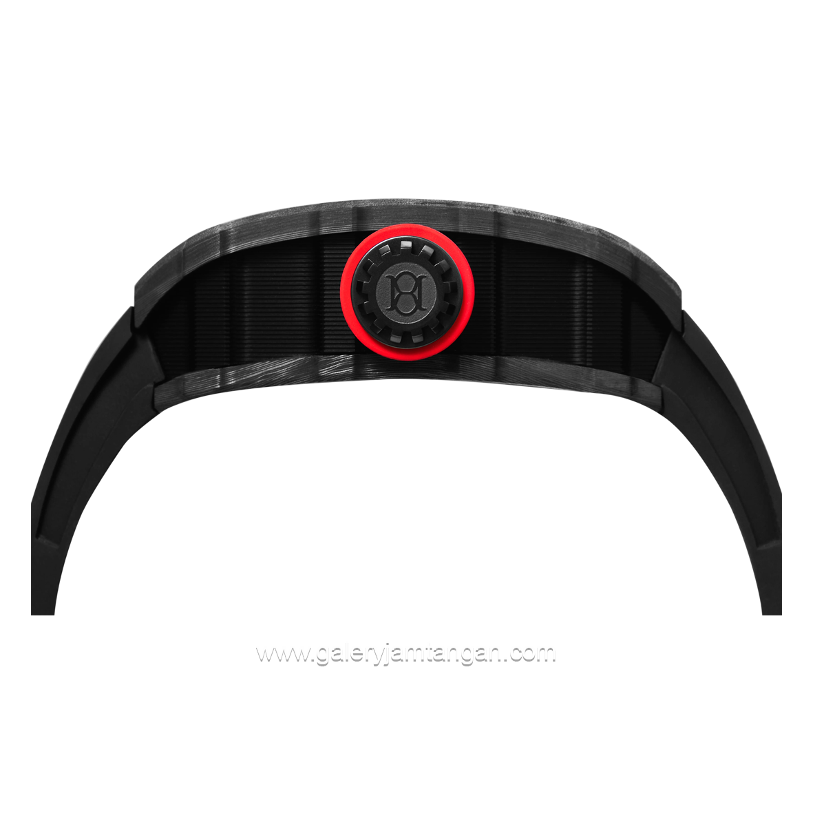 REGAN HARNEY RH13-11 BIG BANG Black Automatic Rubber Strap