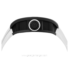 REGAN HARNEY RH22-12 VOYAGER White Black  Automatic Rubber Strap